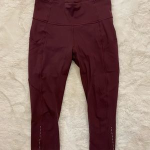 Lululemon Fast and Free Cropped Leggings